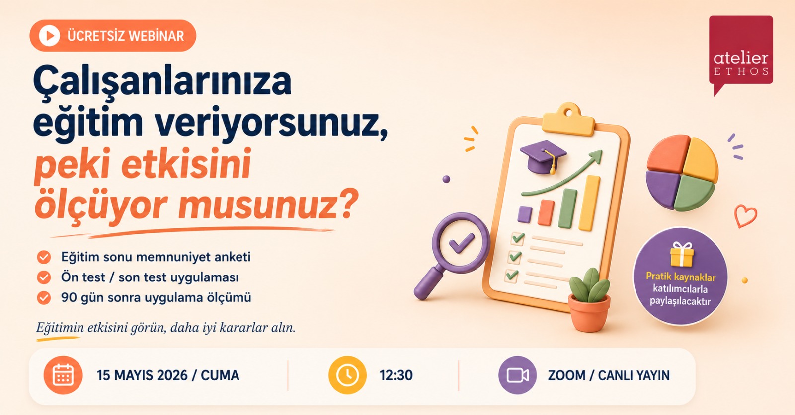 Çalışanlarınıza eğitim veriyorsunuz, peki etkisini ölçüyor musunuz?